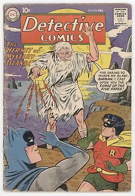 Buy Batman Detective Comics 274 DC 1959 GD Sheldon Moldoff Robin Martian Manhunter • 35.18£
