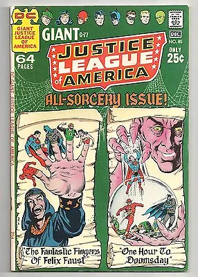 Buy Justice League Of America #85 Dec 1970 VF 8.0 DC Comics GIANT • 67.42£