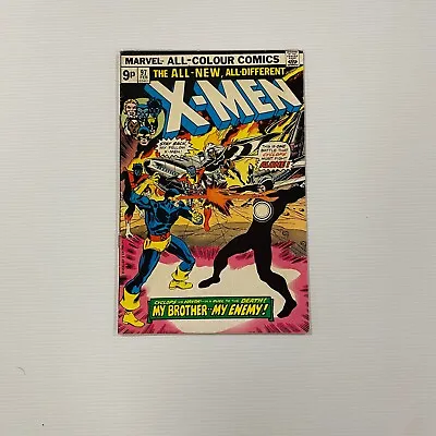 Buy X-Men #97 1975 FN Pence Copy 1st Lilandra Return Of Havok And Polaris (2) • 55£