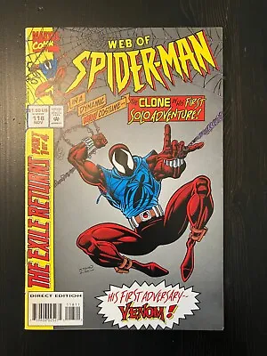 Buy Web Of Spider-Man 118 Comic Book 1st Scarlet Spider SPIDER-VERSE 2 1994 • 51.78£