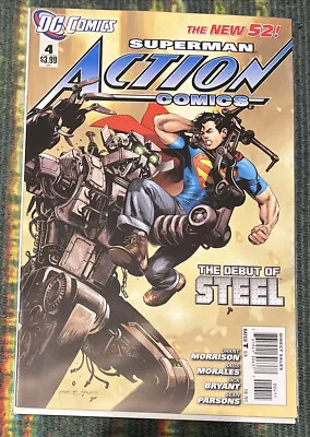 Buy Action Comics #4 New 52 2012 DC Comics Sent In A Cardboard Mailer • 3.99£