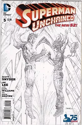 Buy Superman Unchained (2013 DC) #5 Lee Sketch Variant NM+ 1:300 • 23.98£