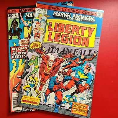 Buy Marvel Premiere Featuring: Mark Of Kane #33 & Liberty Legion #29 1976 VG • 7.91£