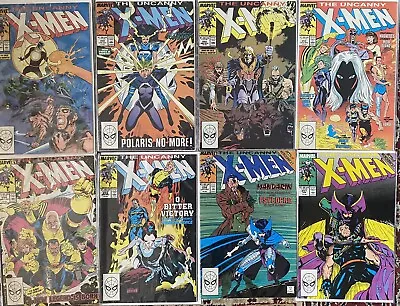 Buy Uncanny X-Men #249 250 252 253 254 255 256 257  Lot Of 8 Marvel VF • 12.99£