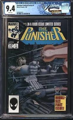 Buy Marvel Punisher Limited Series 1 1/86 FANTAST CGC 9.4 White Pages • 131.92£