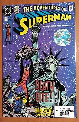 Buy Adventures Of Superman #465 - DC Comics 1st Print • 6.99£