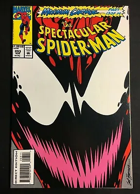 Buy Spectacular Spider Man 203 Maximum Carnage Pt 13 V 1 Venom Morbius Venom  • 10.36£