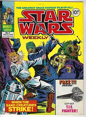 Buy Star Wars # 2 - Marvel UK Weekly Comic 15 Feb 1978 - With Free Gift • 99.95£