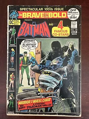Buy BATMAN 1972 - Brave And The Bold #100 - Batman And 4 Famous Co-Stars • 3.95£