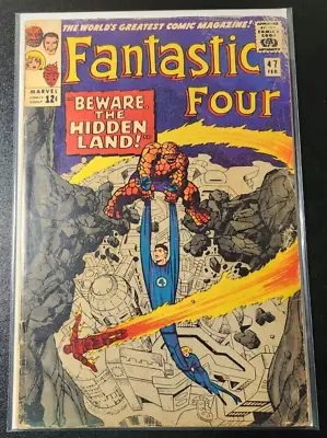 Buy Fantastic Four #47 Inhumans & Dragon Man 1966 Vintage Stan Lee & Jack Kirby Art • 27.98£