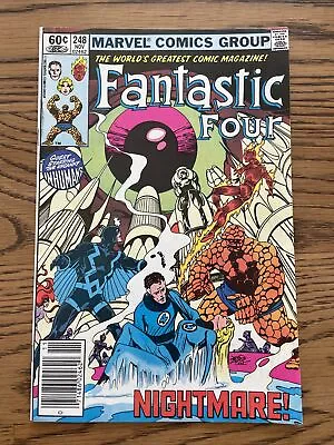 Buy FANTASTIC FOUR #248 (Marvel 1982) John Byrne Art INHUMANS Newsstand VF • 1.83£
