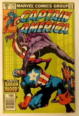 Buy Marvel Comics Captain America #254 February 1981 • 15.82£