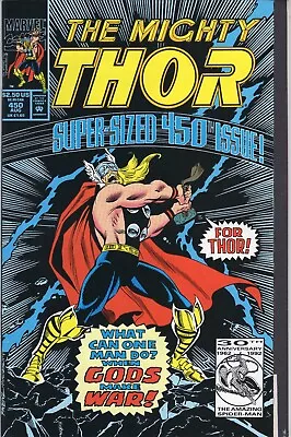Buy Marvel Thor #450 (Aug. 1992) Mid/High Grade • 2.39£