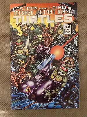 Buy Teenage Mutant Ninja Turtles #7 1st Print W/ Color Insert 1986 • 23.65£