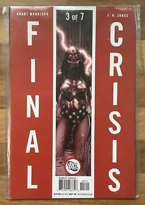 Buy DC Comics Presents FINAL CRISIS - 3 Of 7 MINI SERIES - SEP 2008 (COVER VARIANT) • 2.99£