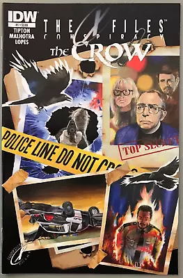 Buy The X-Files Crow Conspiracy #1 Mulder Scully Lone Gunmen Variant A IDW NM/M 2014 • 6.32£