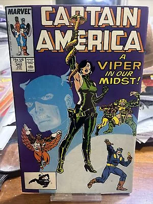 Buy Captain America #342 (Marvel Comics June 1988) • 11.99£