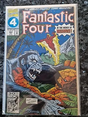 Buy Marvel Comics Fantastic Four  360 1991 Dreadface Classic Vintage Super Hero • 5£
