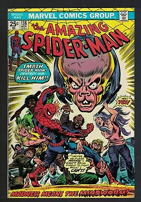 Buy Amazing Spiderman  138 FN 6.0 Marvel Comics 1974  • 19.99£
