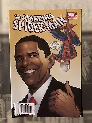 Buy Amazing Spider-man #583 2nd Print Newsstand Variant 2009 Barack Obama  B16bt • 23.92£