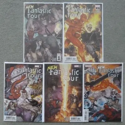 Buy New Fantastic Four #1-5 Set..marvel 2022 1st Print.nm.2,3,4.spider-man/wolverine • 24.99£