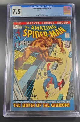 Buy Amazing Spider-man #110 CGC 7.5 • 111.21£