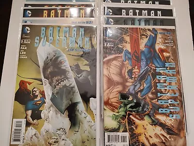 Buy Batman Superman New 52 Lot Of 18, #3 To #22, Avg. Est. VF/8.0, DC 2013-2015 Nice • 15.98£