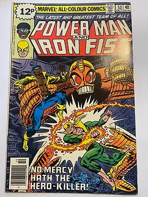 Buy POWER MAN AND IRON FIST #53 Luke Cage UK Price Marvel Comics 1978 VF/NM • 2.95£