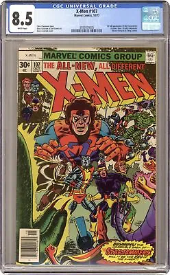 Buy Uncanny X-Men #107 CGC 8.5 1977 3956979005 1st Full App. Starjammers • 137.97£