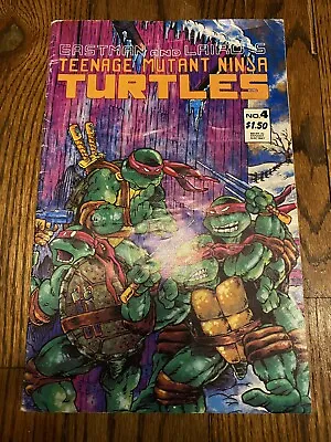 Buy LOW GRADE Teenage Mutant Ninja Turtles # 4 Error 2nd Print Mirage 1987 TMNT • 513.89£