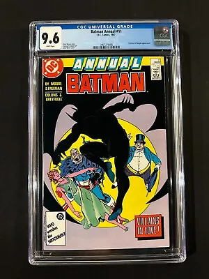 Buy Batman Annual #11 CGC 9.6 (1987) - Clayface & Penguin App • 55.20£