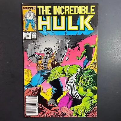 Buy Incredible Hulk 332 NEWSSTAND Marvel 1987 Todd McFarlane Peter David Comic • 9.45£