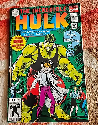 Buy The Incredible Hulk #393 (1992) Homage Green Foil Brand New Unread High Grade • 3.16£