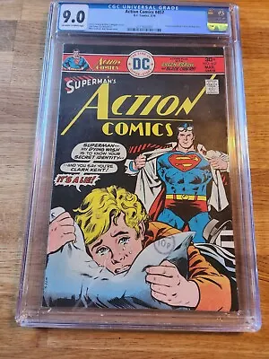 Buy Cgc 9.0 Dc Comics Action Comics #457 Featuring Superman (1976) Vg • 50£
