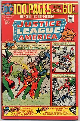 Buy Justice League Of America 116 VF 8.0 1975 Matter Master Black Canary Nick Cardy • 20.09£