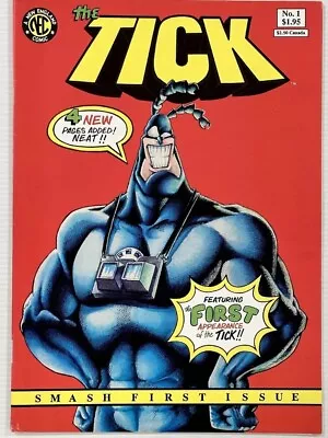 Buy The Tick #1 1989 VF 1st Appearance Of The Tick New England Comics. • 21.02£
