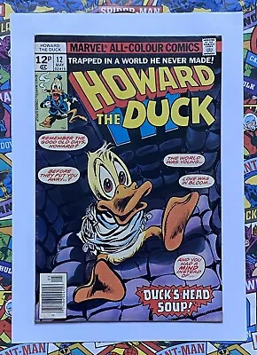 Buy HOWARD THE DUCK #12 - MAY 1977 - 1st CAMEO KISS APPEARANCE! - FN (6.0) PENCE! • 12.74£