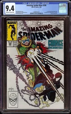Buy Amazing Spider-Man # 298 CGC 9.4 OW/W (Marvel, 1988) 1st Eddie Brock In Cameo • 155.91£