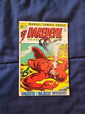 Buy Daredevil #81 (1971) | Fine+ (6.5) | Black Widow Begins | | Key Issue  • 27.71£