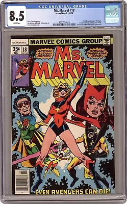 Buy Ms. Marvel #18 CGC 8.5 1978 4003194024 1st Full App. Mystique • 260.90£