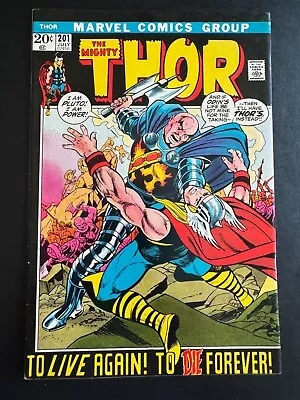 Buy Thor #201 - Origin Of Ego-Prime(Marvel, 1972) VF- • 15.80£