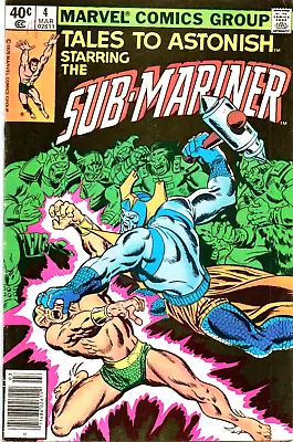 Buy Tales To Astonish # 4 (reprints Sub-mariner 4) Cents Newstand Copy Vg Boarded • 4.99£