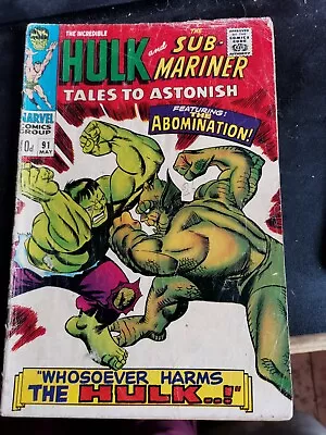 Buy Tales To Astonish 91 2nd Appearance Abomination  • 60£