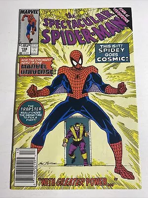 Buy The Spectacular Spider-Man 158 NEWSSTAND Variant 1st Cosmic Spiderman Key Issue • 8.22£