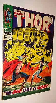 Buy Thor #139 Kirby Classic Vg  1967 • 16.78£