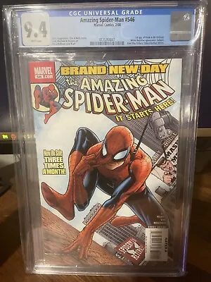 Buy Amazing Spider-Man #546 CGC 9.4 1st App Jackpot, Mr. Negative Spider-Verse Sony! • 27.60£
