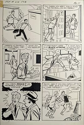 Buy Original Art, PEP #214 P#4/14 Dan DeCarlo  A Federal Case  1968 Archie (A# 1996) • 119.93£
