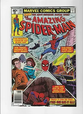 Buy Amazing Spider-Man #195 Newsstand Origin Of Black Cat 1963 Series Marvel • 16.87£