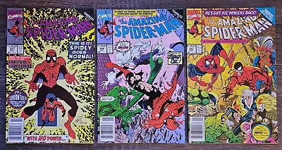 Buy Amazing Spider-Man #341, 342, 343 - Powerless Story Set - Key 1st App Cardiac • 15.76£