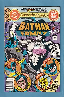 Buy Detective Comics #483 Batman Family DC 1979 Robin  Demon  BatGirl Human Target • 9.59£